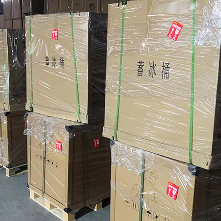 華豫兄弟19臺制冰機出口印尼調試完畢發貨